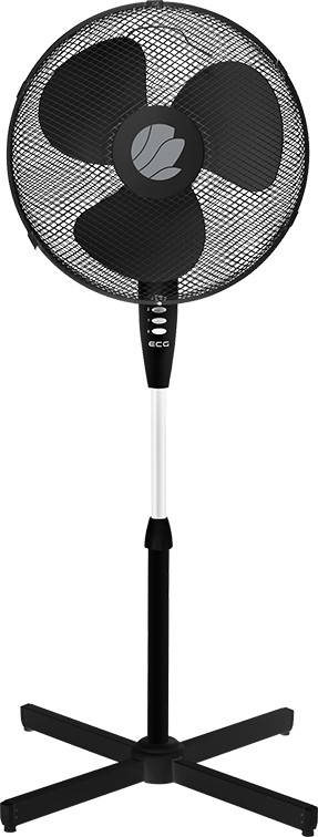 Вентилятор напольный ECG FS 40a Black - Фото 1