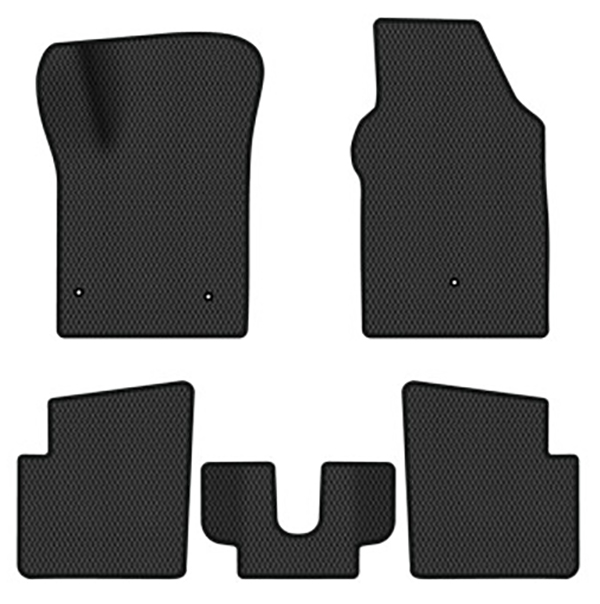 EVA килимки в салон авто EVAtech для 500 Fiat 2007 1 покоління Htb USA FT1443CE5FL3RBB - Фото 1