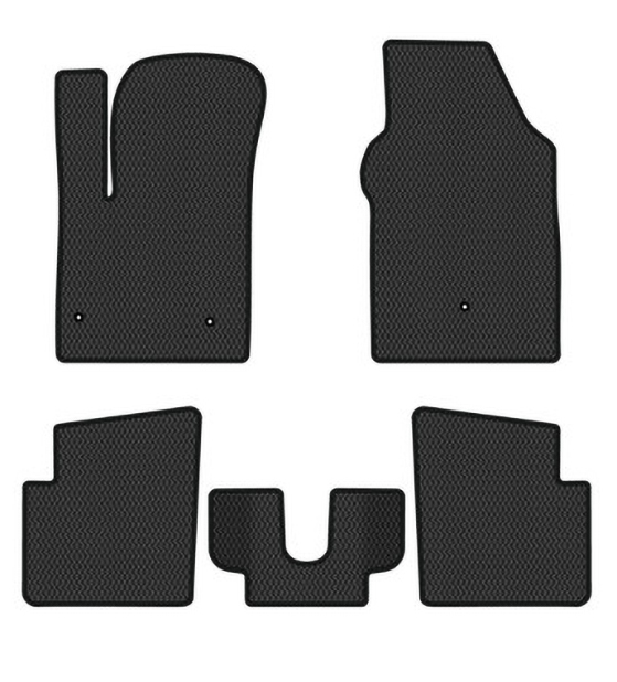 EVA килимки в салон авто EVAtech для 500 Fiat 2007 1 покоління Htb USA FT1443CV5FL3RBB - Фото 1