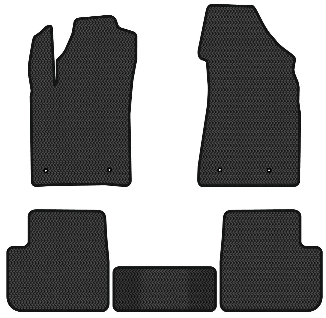 EVA килимки в салон авто EVAtech для Bravo (Type 198) Fiat 2007-2014 2 покоління Htb EU FT22216CV5RBB - Фото 1