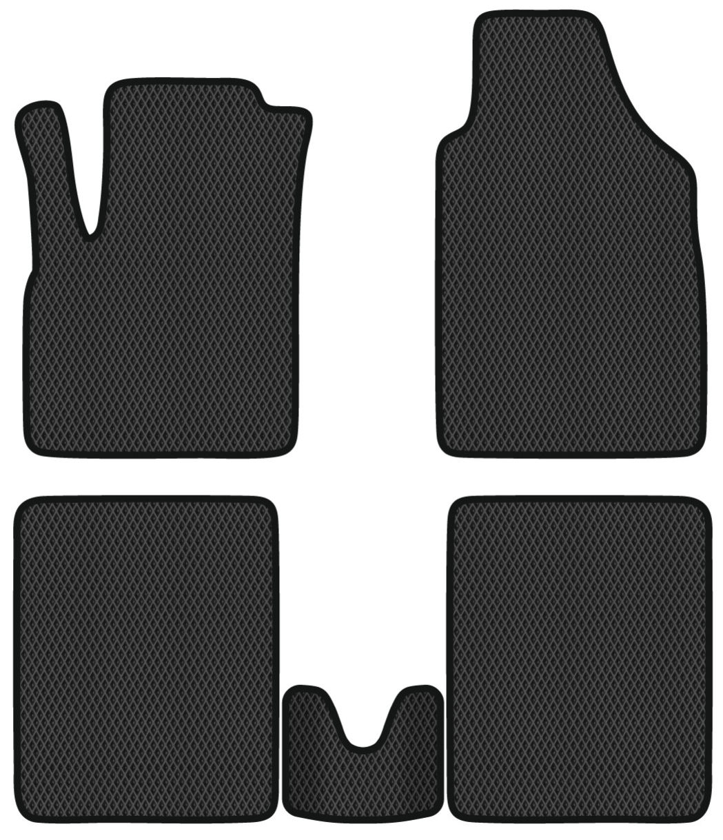 EVA килимки в салон авто EVAtech для Panda (169) Fiat 2003-2012 2 покоління Htb EU FT22612CV5RBB - Фото 1