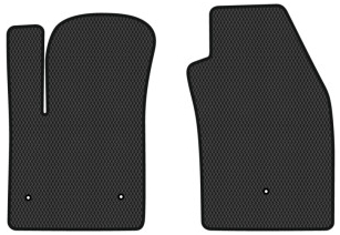 EVA килимки в салон авто передні EVAtech для 500e Fiat 2013-2020 1 покоління Htb USA FT43915AV2LA3RBB - Фото 1