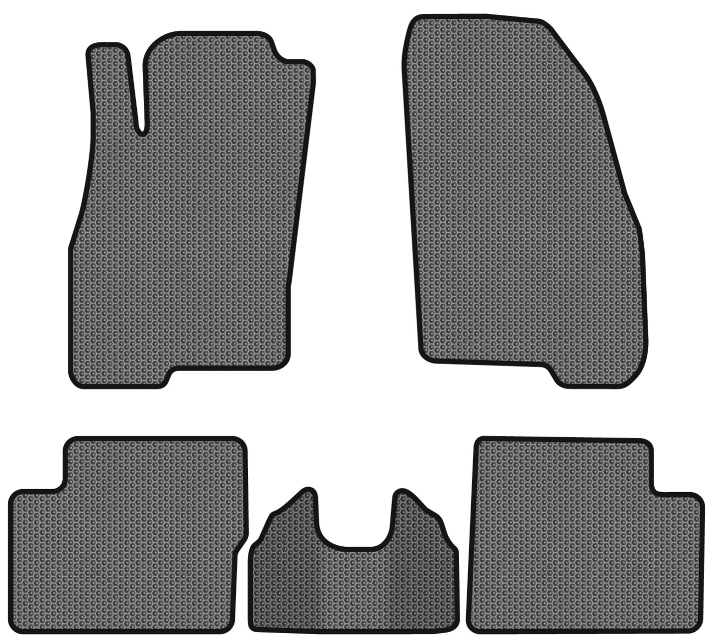 EVA килимки в салон авто EVAtech для Grande Punto (199) 3-doors Fiat 2005-2018 3 покоління Htb EU FT51404CV5SGB - Фото 1