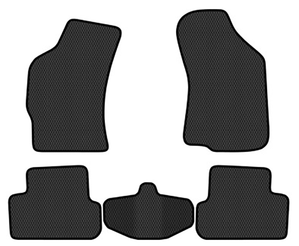 EVA коврики в салон авто EVAtech для Albea Fiat 2002-2012 1 поколение Sedan EU FT52018CG5RBB - Фото 1