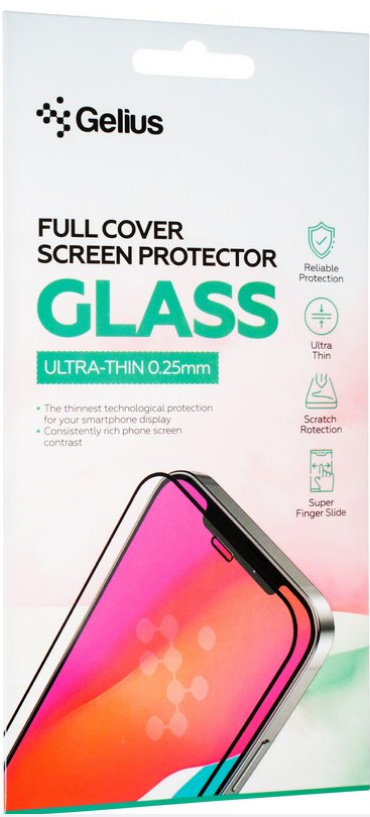 Защитное стекло для смартфона Gelius Full Cover Ultra-Thin 0.25мм for Xiaomi Redmi Note 14 5G Black (99820) - Фото 1