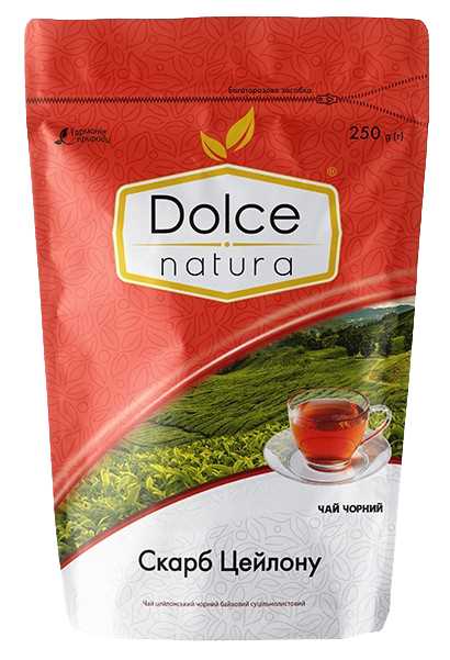 Чай Dolce Natura Сокровище Цейлона 250 г (4820093482622) - Фото 1
