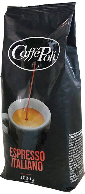 Кофе в зернах Caffe Poli Espresso Italiano Nero - Фото 1