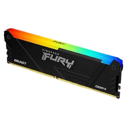 Память DDR Kingston Fury Beast RGB DDR4 16GB/3200 (KF432C16BB2A/16) - Фото 1