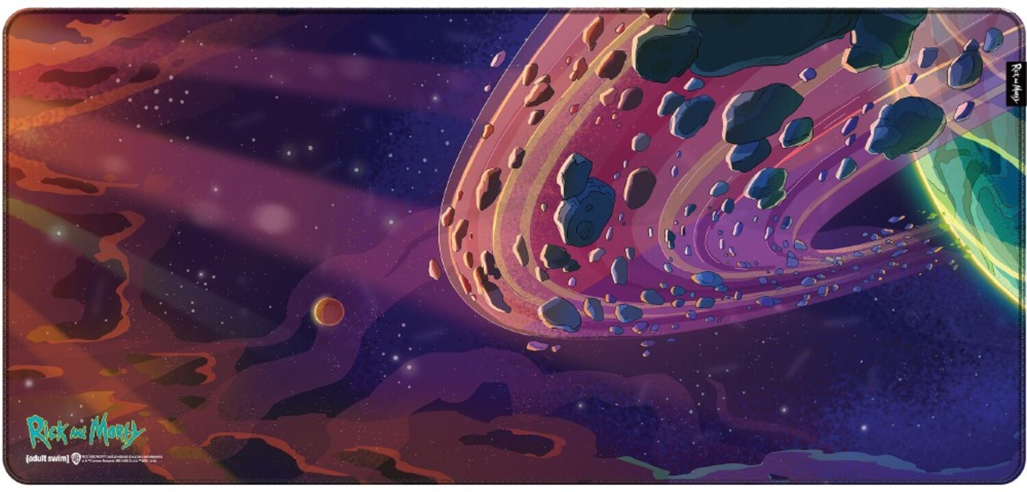 Килимок для миші  ігровий Warner Bros. Rick and Morty Outer Space XL (FWBMPRIMOR24005XL) - Фото 1