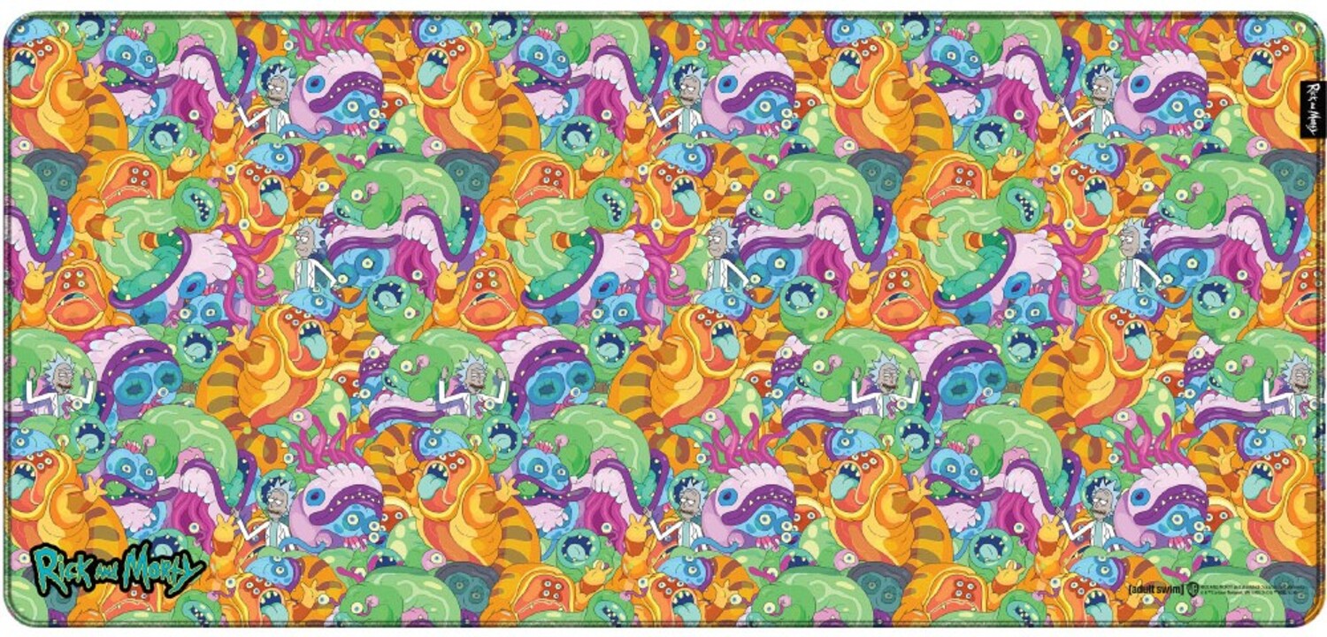 Килимок для миші  ігровий Warner Bros. Rick and Morty Monster XL (FWBMPRIMOR24011XL) - Фото 1
