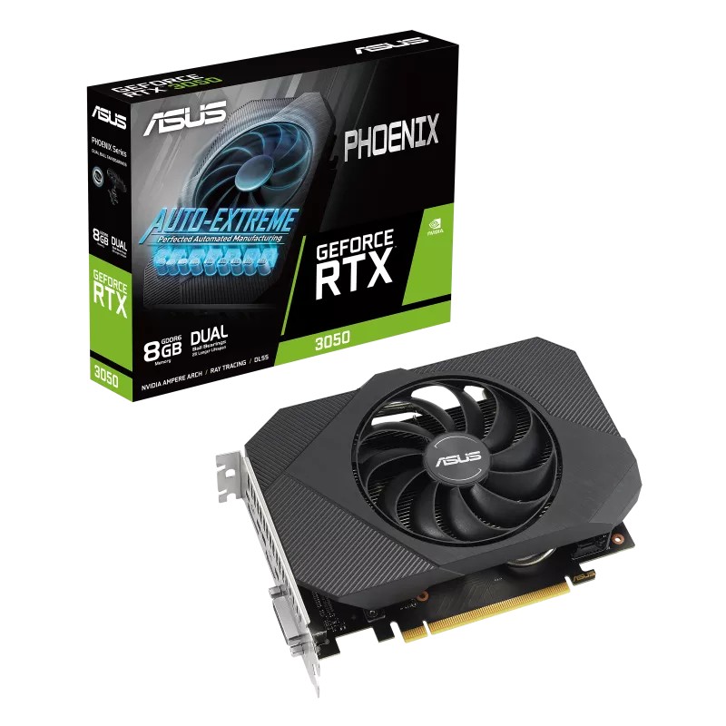 Відеокарта Asus GeForce RTX 3050 8GB GDDR6 PH (PH-RTX3050-8G-V2) - Фото 1