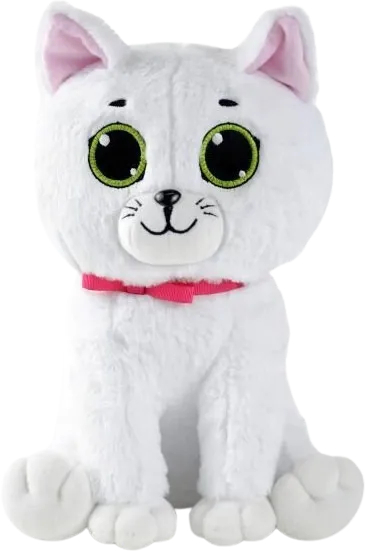 Мягкая игрушка животное WP Merchandise кот Снежинка (4820202323204) - Фото 1