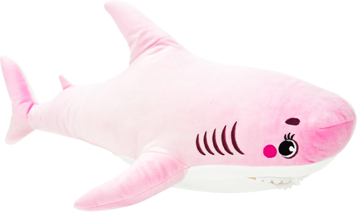 Мягкая игрушка животное WP Merchandise Shark pink 80 см (FWPTSHARK22PK0080) - Фото 1