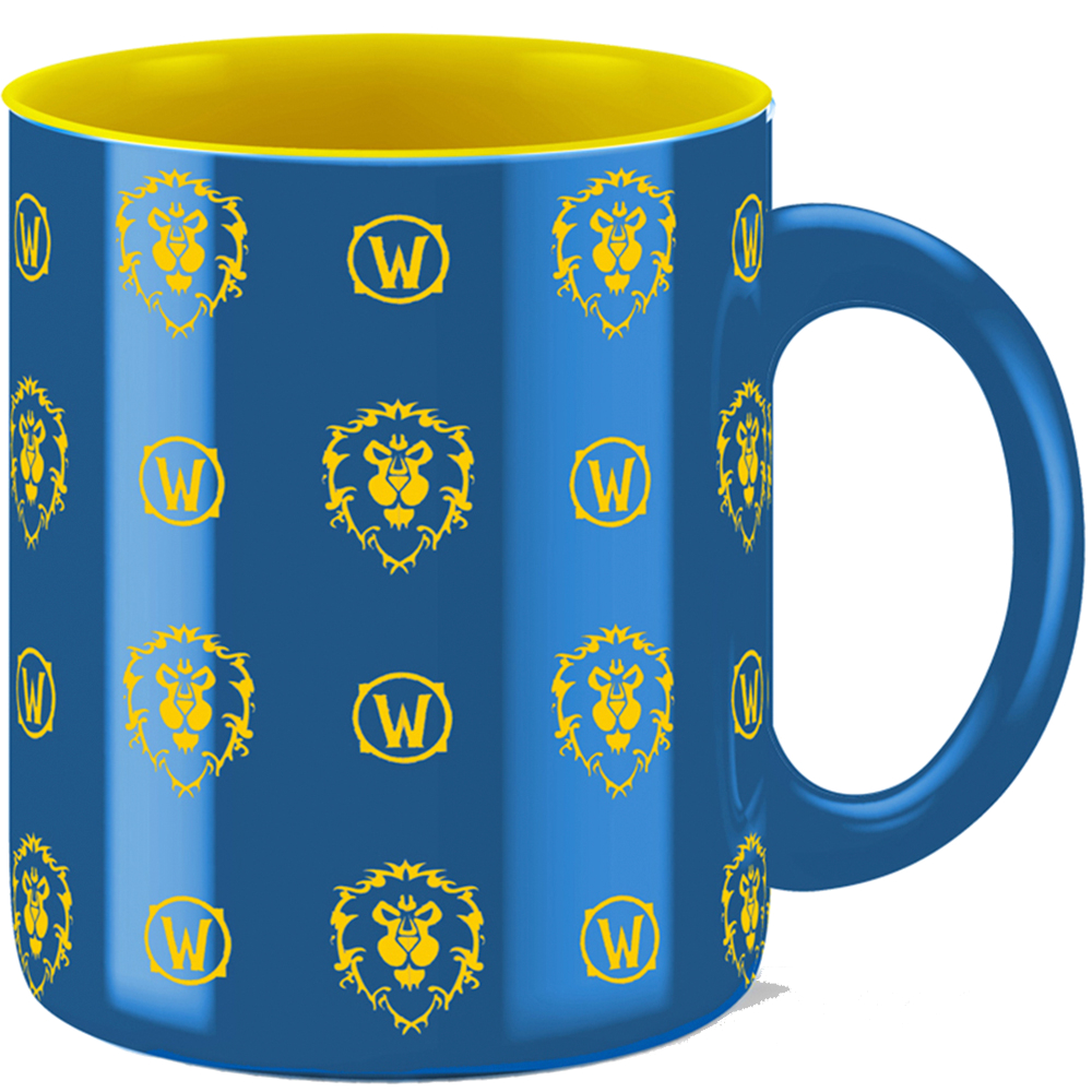 Чашка Blizzard WORLD OF WARCRAFT Alliance pattern 330 мл (FWWMUG24BKAll0001) - Фото 1