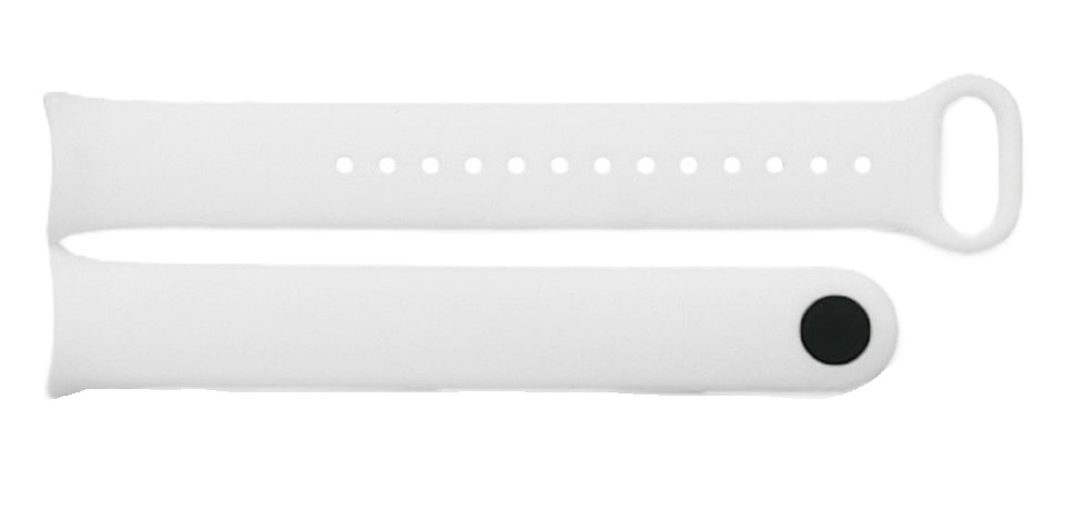 Ремешок для фитнес-браслета BeCover for Xiaomi Mi Smart Band 10 White (713607) - Фото 1