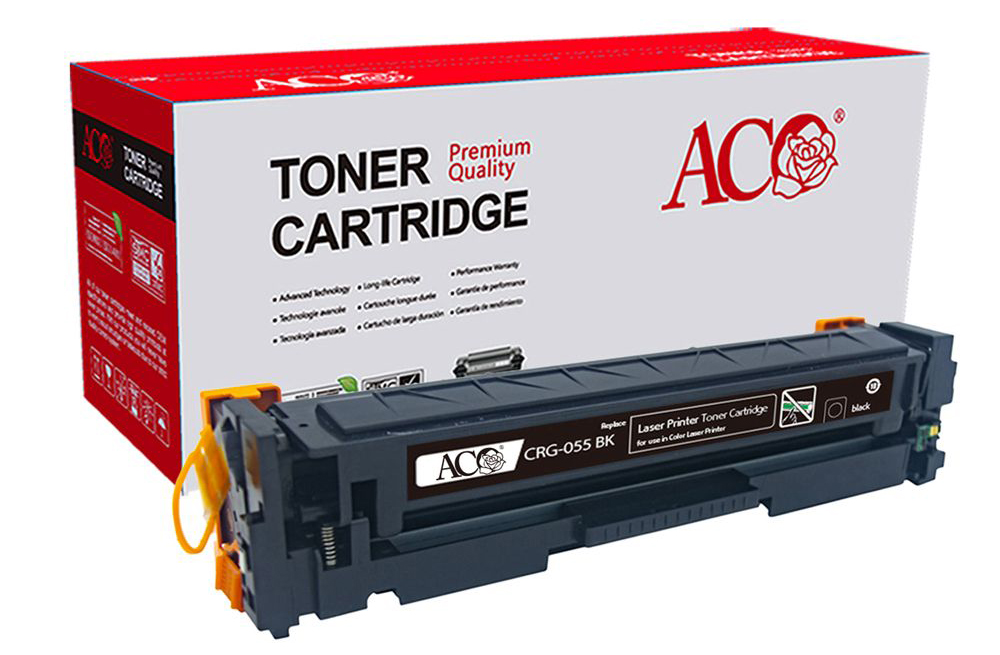 Картридж для лазерных принтеров/МФУ ACO аналог Canon 055H Black max для Canon i-sensys MF742Cdw (3020C002) (ACO-CRG-055HBKNC) - Фото 1