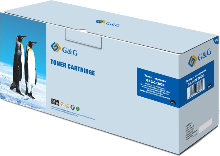 Картридж для лазерных принтеров/МФУ G&G HP LJ M425dn/M425dw-G&G-CE505X/ G&G-719H Black (6500 стр) (G&G-CF280X) - Фото 1