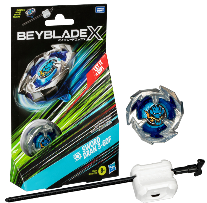 Волчок Hasbro SWORD DRAN с пусковым устройством серии "Beyblade X" (G0175_F9580) - Фото 1
