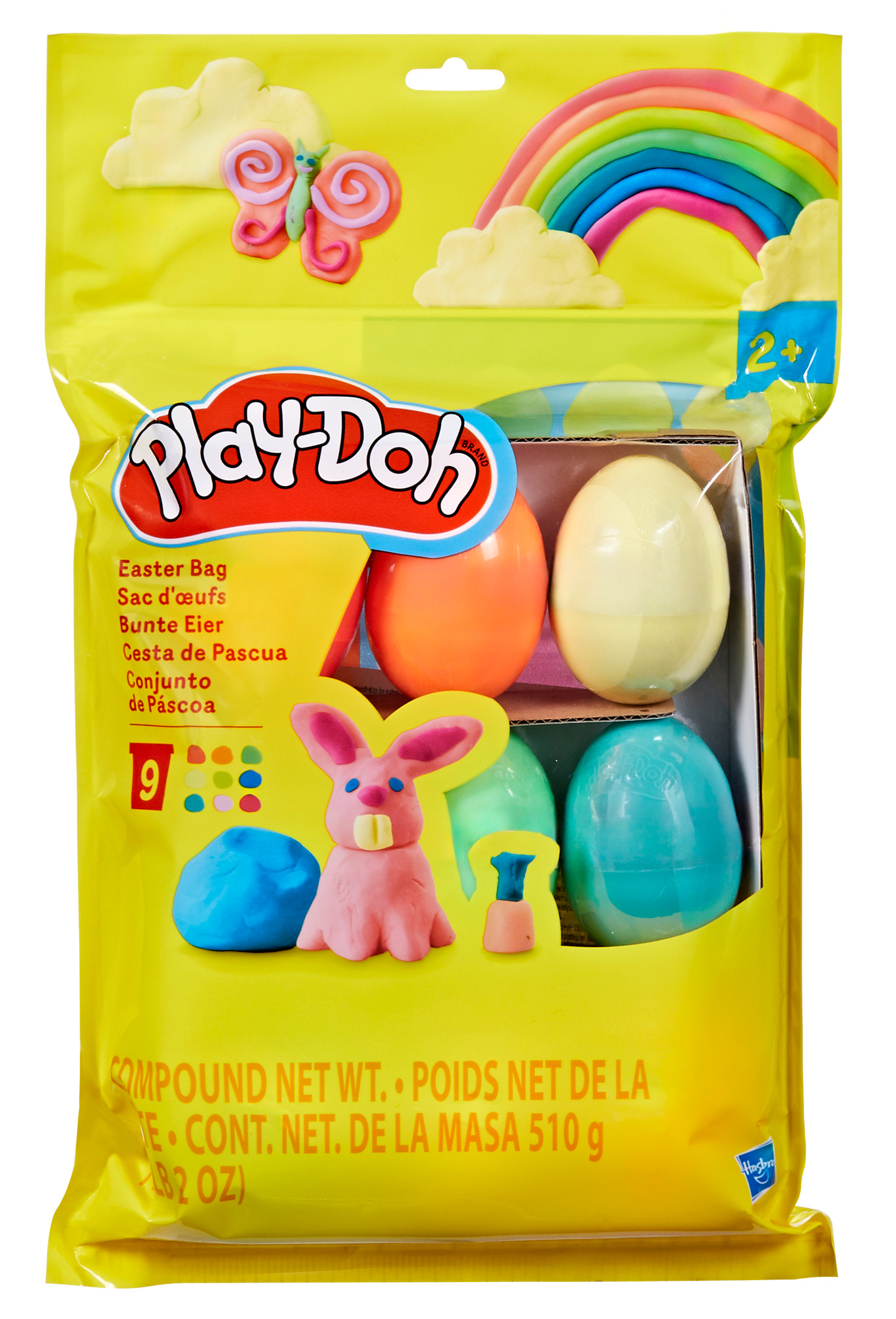 Наборы для лепки Hasbro Play-Doh ''Пасхальный набор'' 9 яиц (G0391) - Фото 1