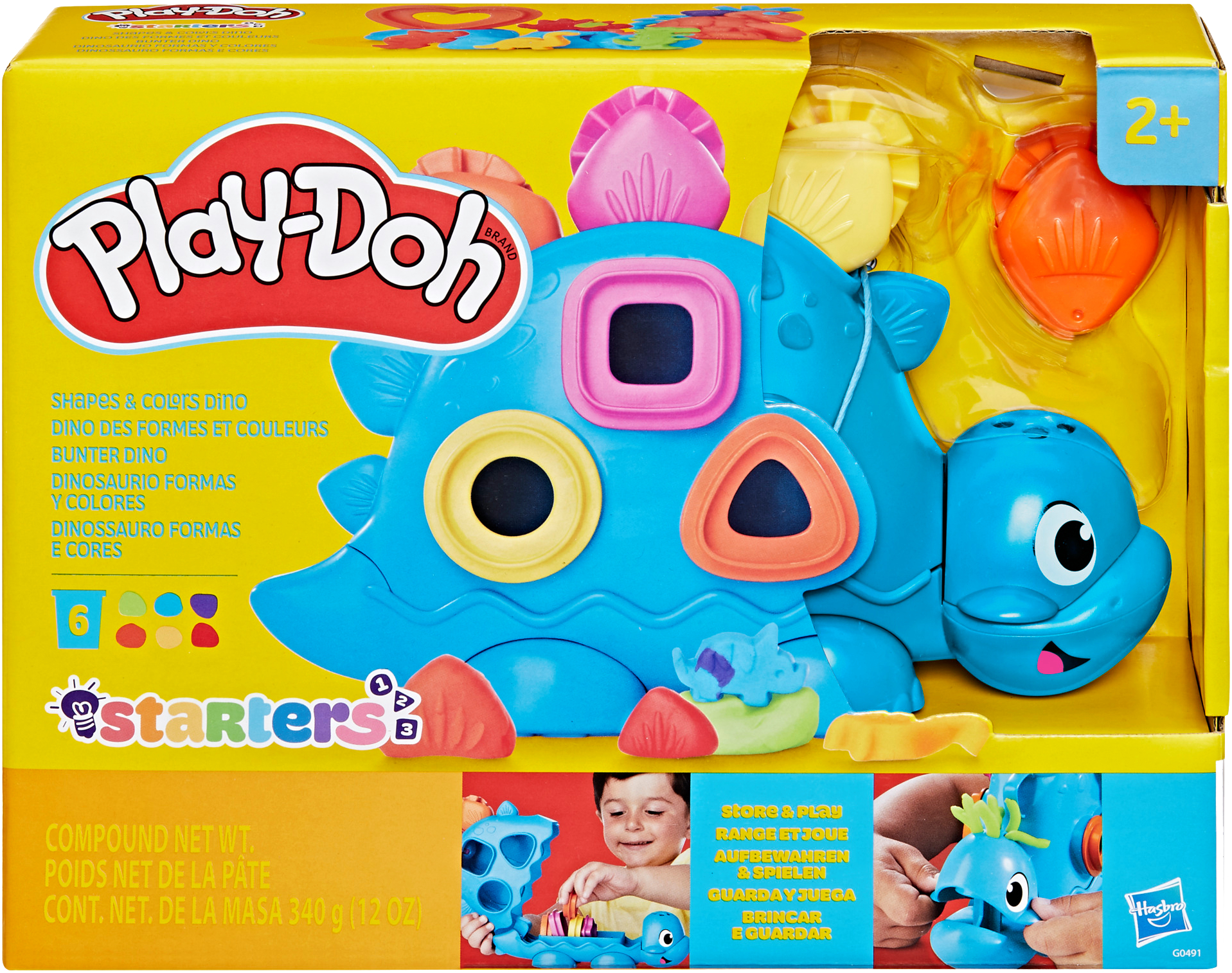 Купити Набори для ліплення Hasbro Play-Doh Динозавр (G0491) - Фото 1 Набори для ліплення Hasbro Play-Doh Динозавр (G0491) - Фото 1