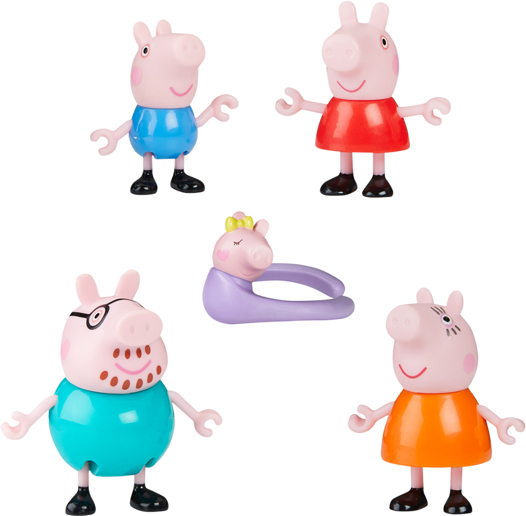 Колекційні фігурки набір Peppa Pig FIGURINES – ВЕЛИКА СІМ'Я ПЕПИ (G0506) - Фото 1
