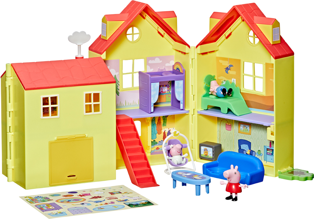 Набор игровых фигурок Peppa Pig FIGURINES – БОЛЬШОЙ СЕМЕЙНЫЙ ДОМ ПЕППЫ (G0508) - Фото 1