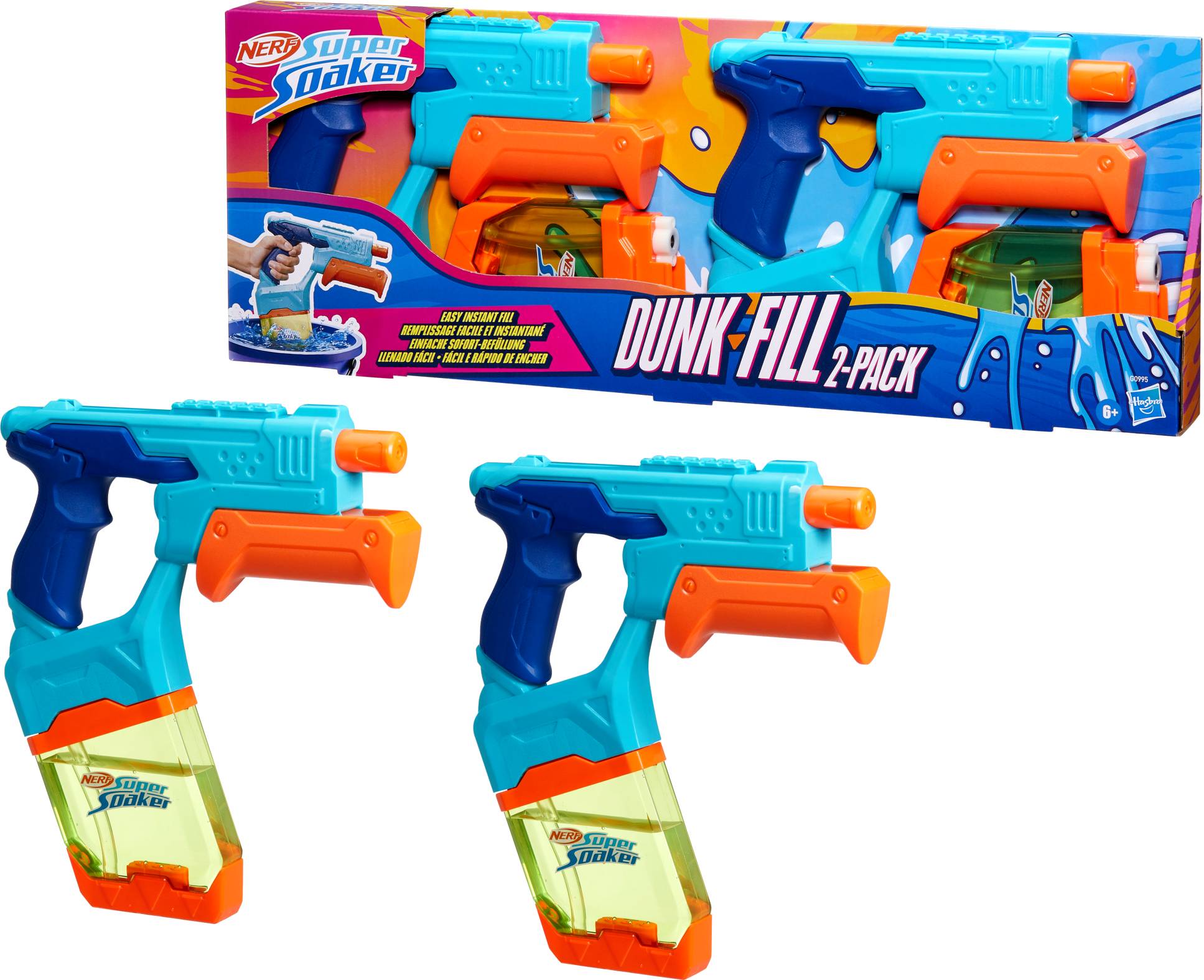 Водяний бластер
 Hasbro Nerf  "Данк Філ" G0995 - Фото 1