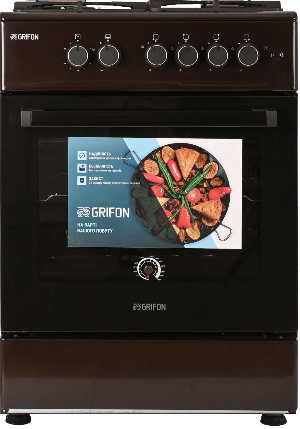 Плита газова Grifon G643B-CAWB3 - Фото 1
