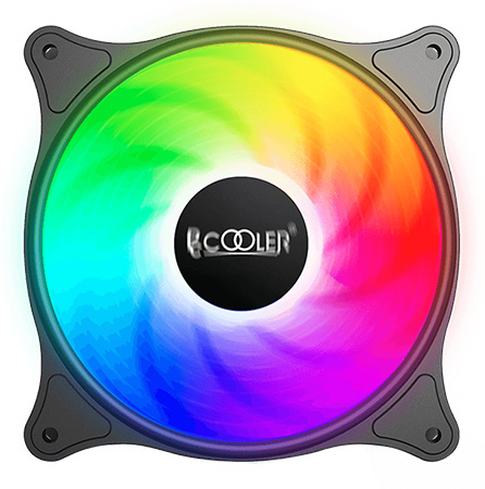Корпусный вентилятор PCCooler 120 mm RGB Hydraulic Bearing 3Pin (FX-120-3) - Фото 1