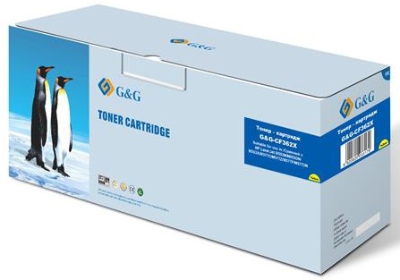 Картридж для лазерных принтеров/МФУ G&G M552/M553/M577 Yellow (CF362X) - Фото 1