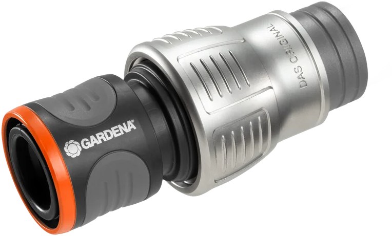 Соединитель для шланга Gardena Premium 19 мм (18256-20.000.00) - Фото 1