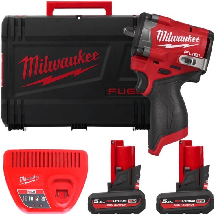 Гайковерт акумуляторний Milwaukee 3/8'' M12 FCIWF38G3-502X (4933493452) - Фото 1