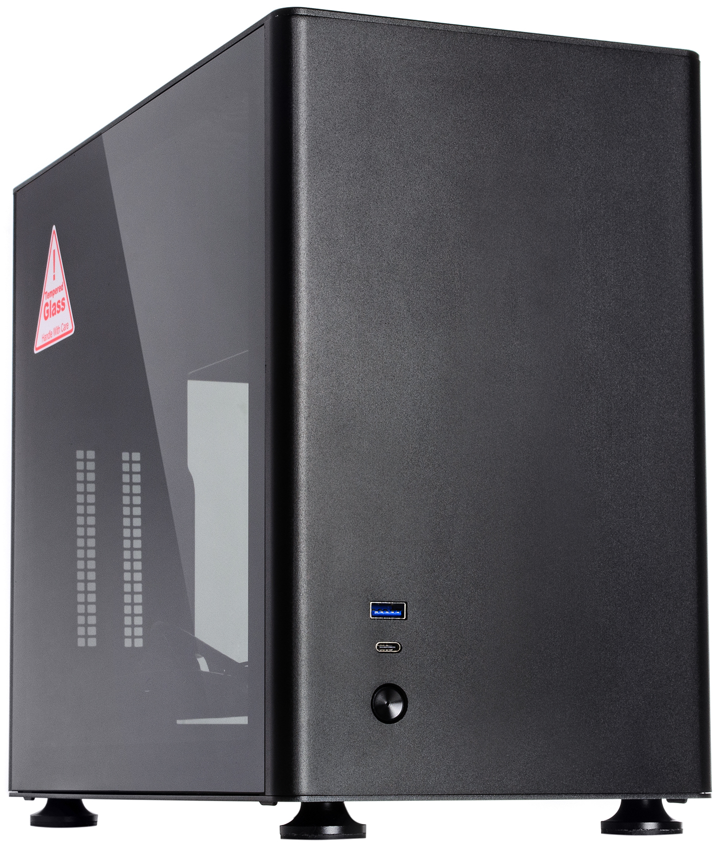 Корпус QUBE A4 Aluminum Black (QBA4I_WBNU3) - Фото 1