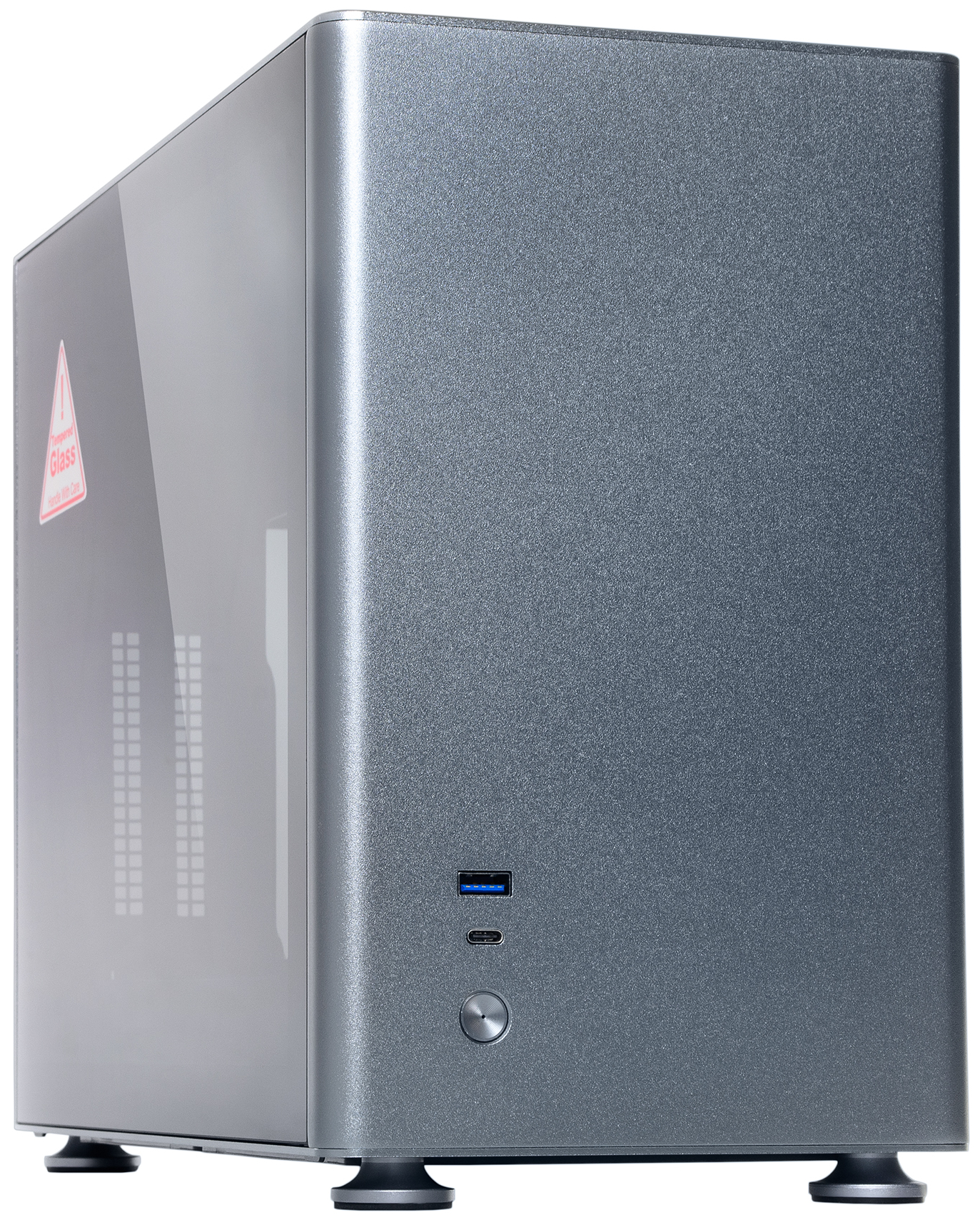 Корпус QUBE A4 Aluminum Gray (QBA4I_WGNU3) - Фото 1