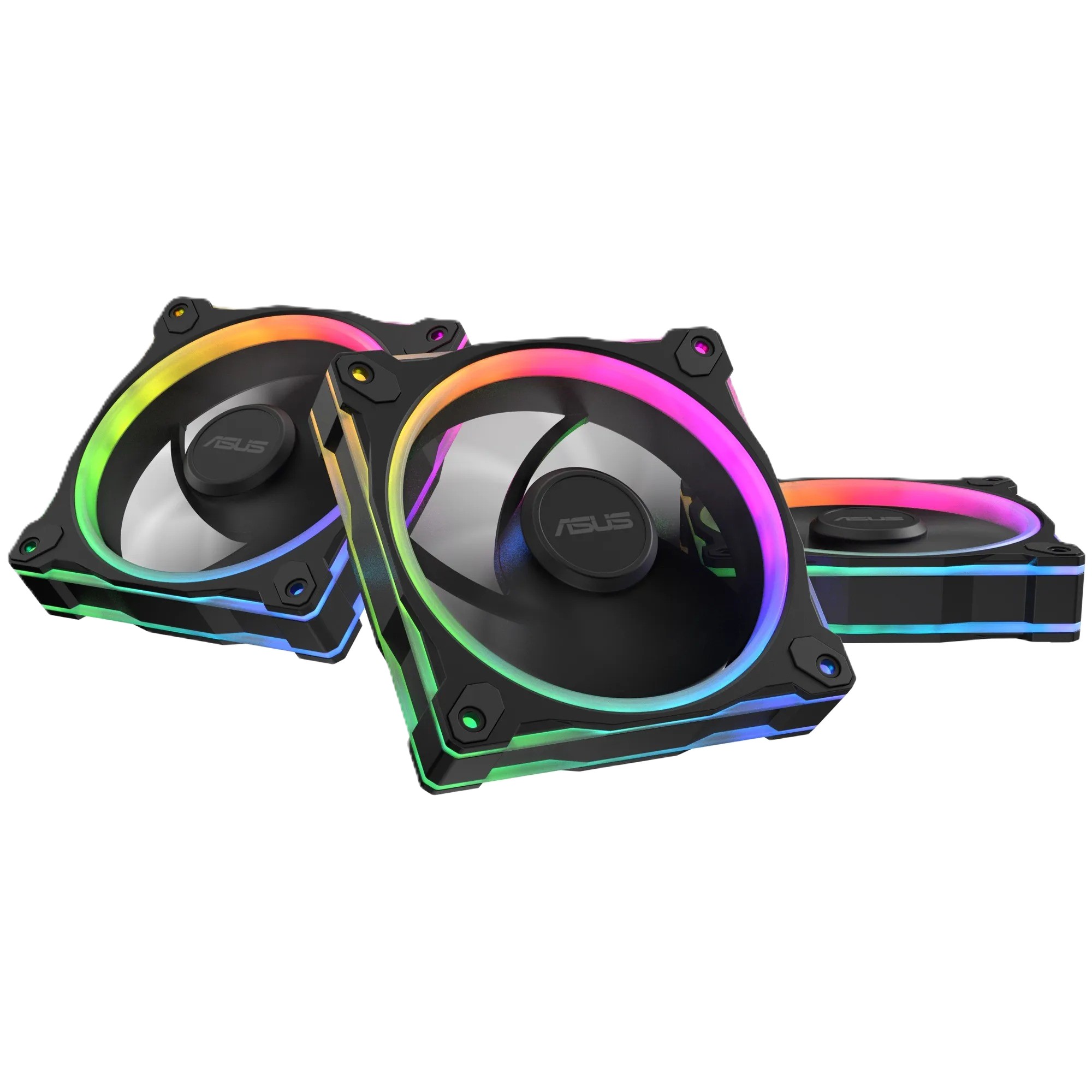 Корпусный вентилятор Asus PRIME MR120 ARGB BLACK 3IN1 (90DA00I0-B09020) - Фото 1