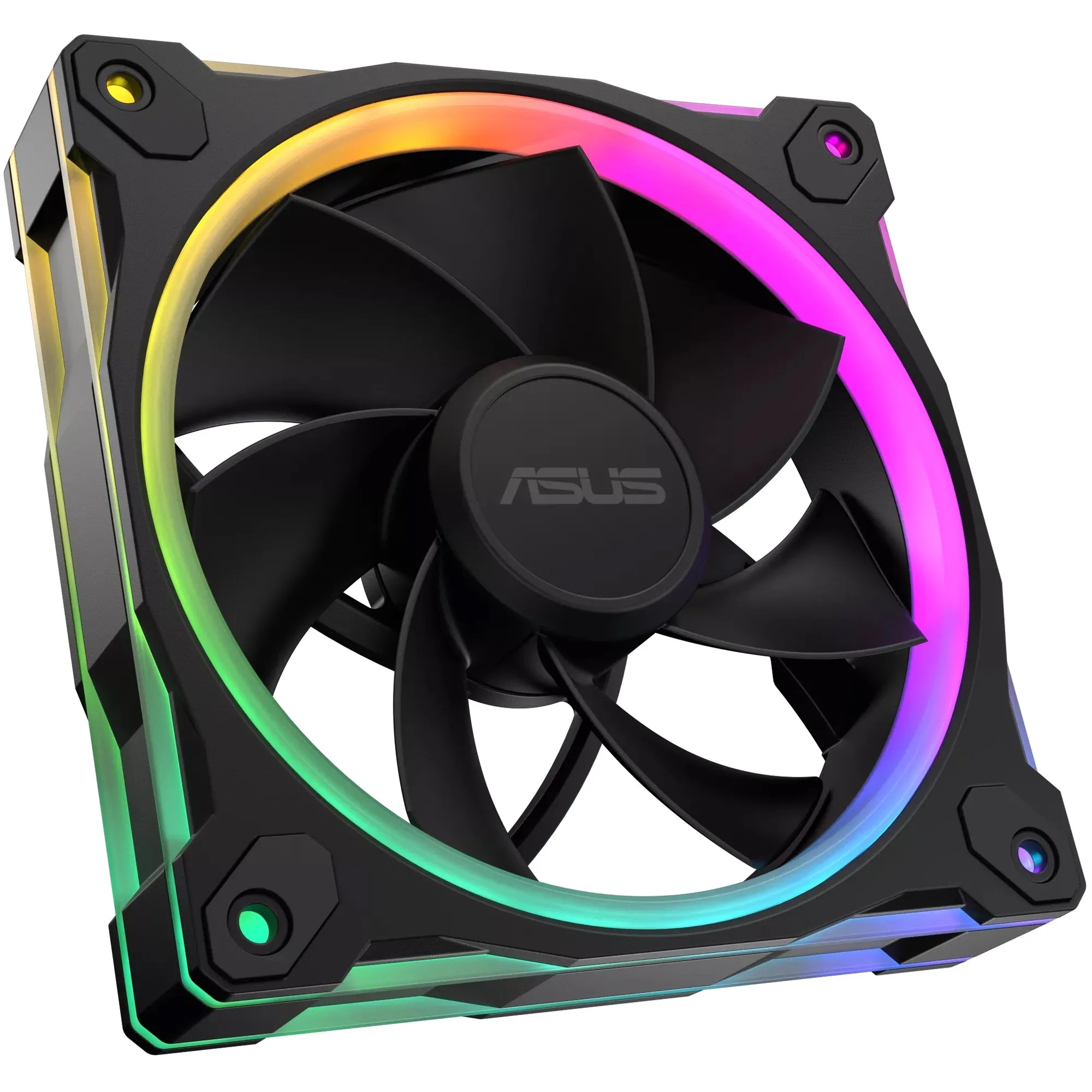 Корпусный вентилятор Asus PRIME MR120 REVERSE ARGB BLACK (90DA00L0-B09000) - Фото 1