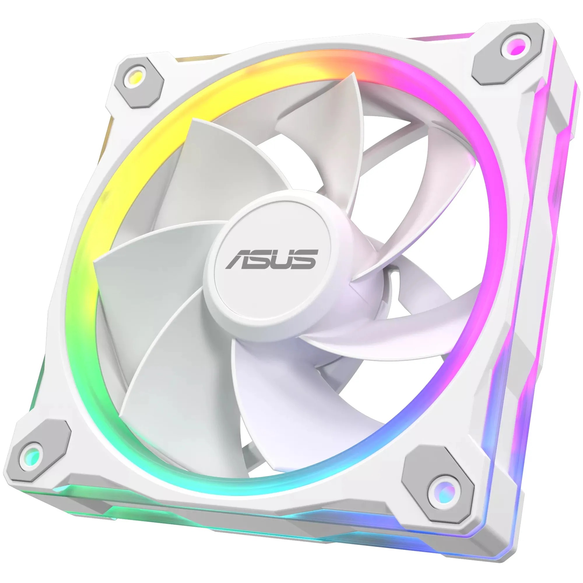 Корпусный вентилятор Asus PRIME MR120 REVERSE ARGB WHITE (90DA00L3-B09000) - Фото 1