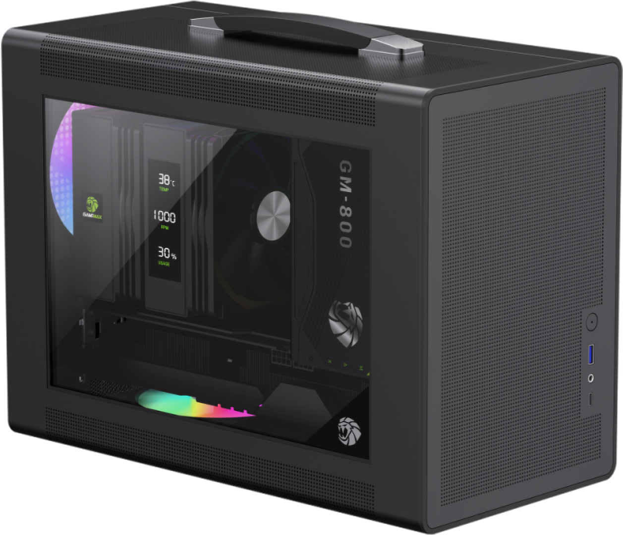 Корпус Gamemax Mini Tower без БП (Spark Air BK) - Фото 1