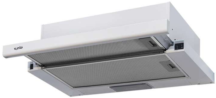 Вытяжка встраиваемая Ventolux GARDA 60 WH (450) купить - цена ...