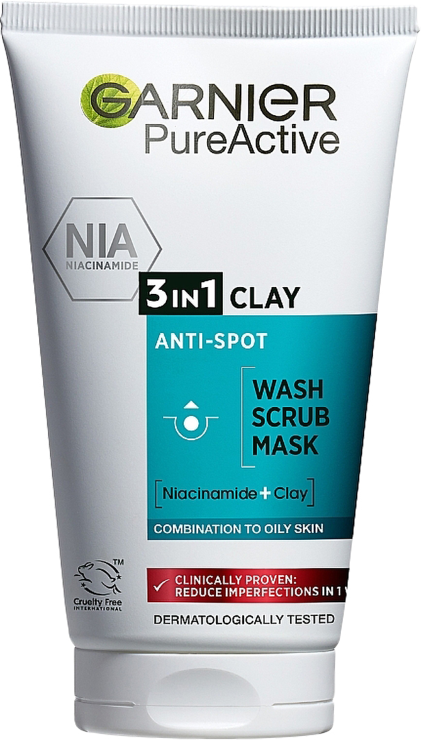 Купить Гель для умывания Garnier с глиной 150 мл (3600540565280) - Фото 1 Гель для умывания Garnier с глиной 150 мл (3600540565280) - Фото 1