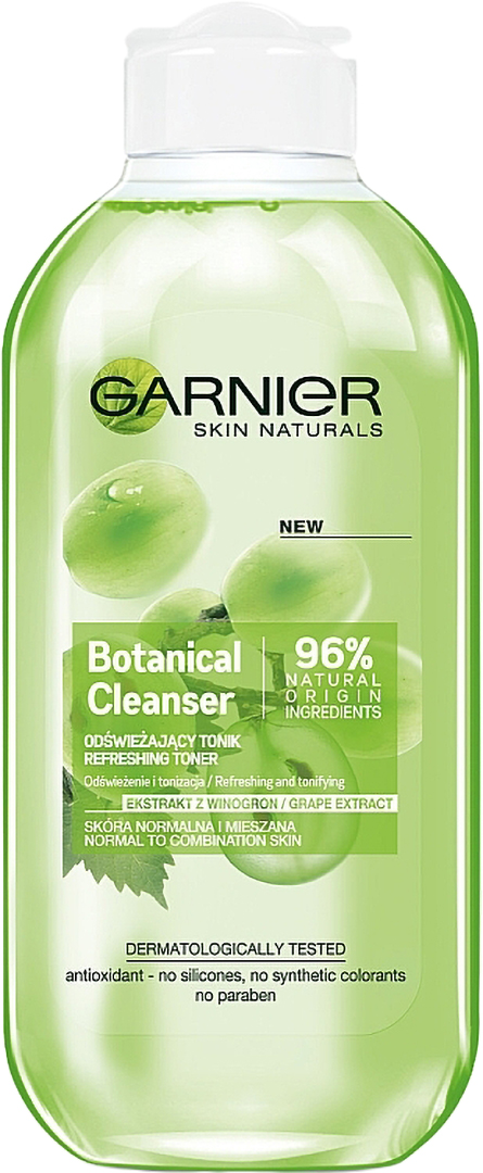 Купити Тонік для обличчя Garnier Skin Naturals Основний догляд 200 мл (3600542050586) - Фото 1 Тонік для обличчя Garnier Skin Naturals Основний догляд 200 мл (3600542050586) - Фото 1