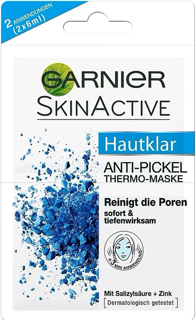 Купить Маска для лица Garnier Skin Naturals чистая кожа для лица 2х6 мл (4084200771706) - Фото 1 Маска для лица Garnier Skin Naturals чистая кожа для лица 2х6 мл (4084200771706) - Фото 1