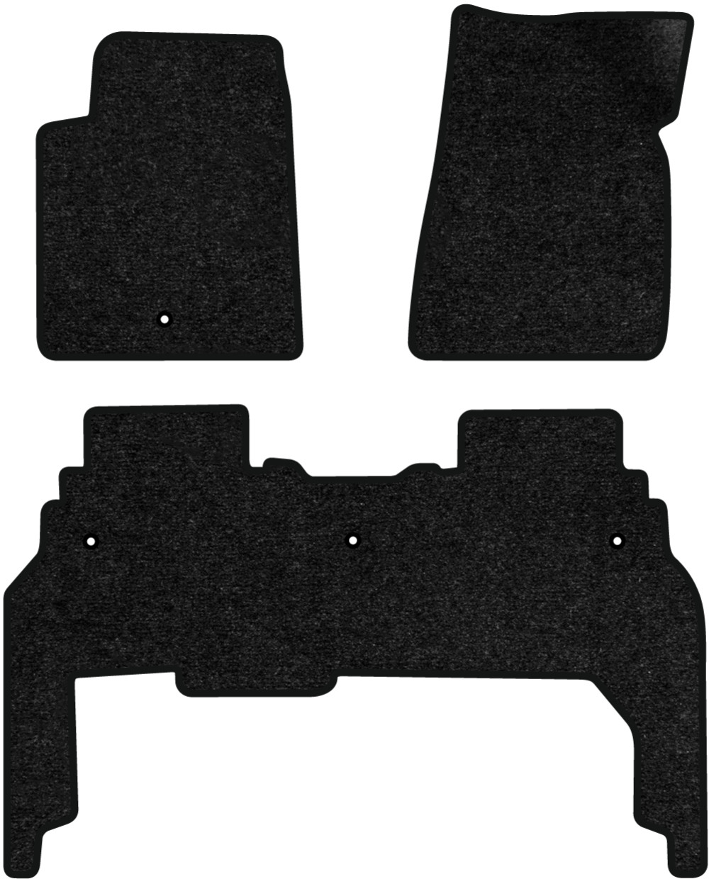 Коврики ворсовые в салон авто EVAtech Standard для GMC Acadia 8 seats 2006-2016 1 поколение SUV USA черный кант GC43575ZB3AV4VEB - Фото 1
