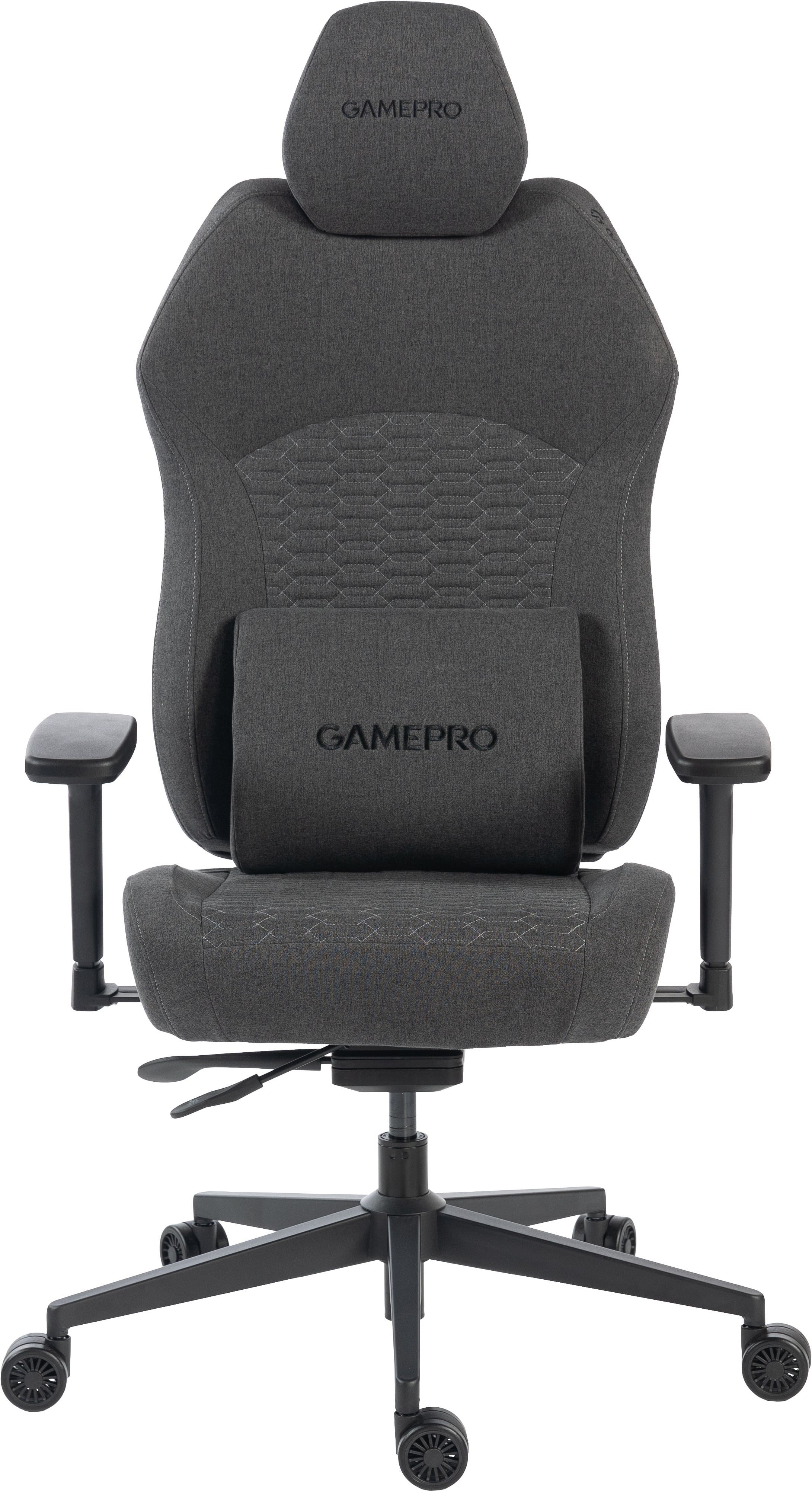 Крісло для геймерів GamePro GC760DG Dark Grey - Фото 1