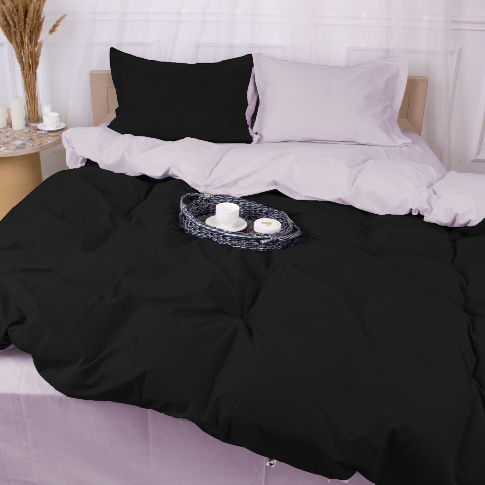 Комплект постільної білизни MirSon Poplin Line 054 + 099 Angelyn 200 x 220 см (2200006286301) - Фото 1