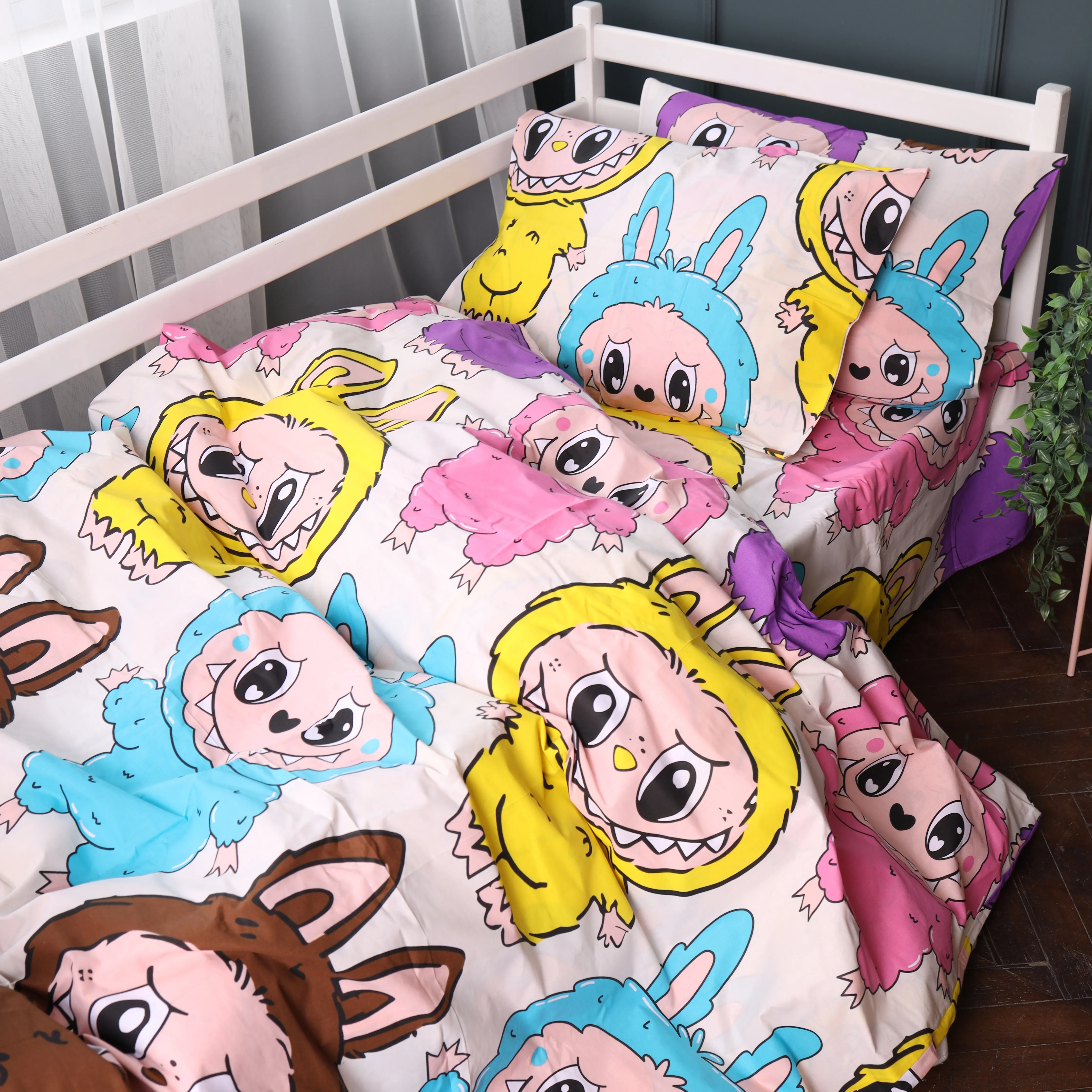 Комплект постельного белья MirSon 143х210 см 17-0865 Labubu Ranforce Elite (2200012064993) - Фото 1