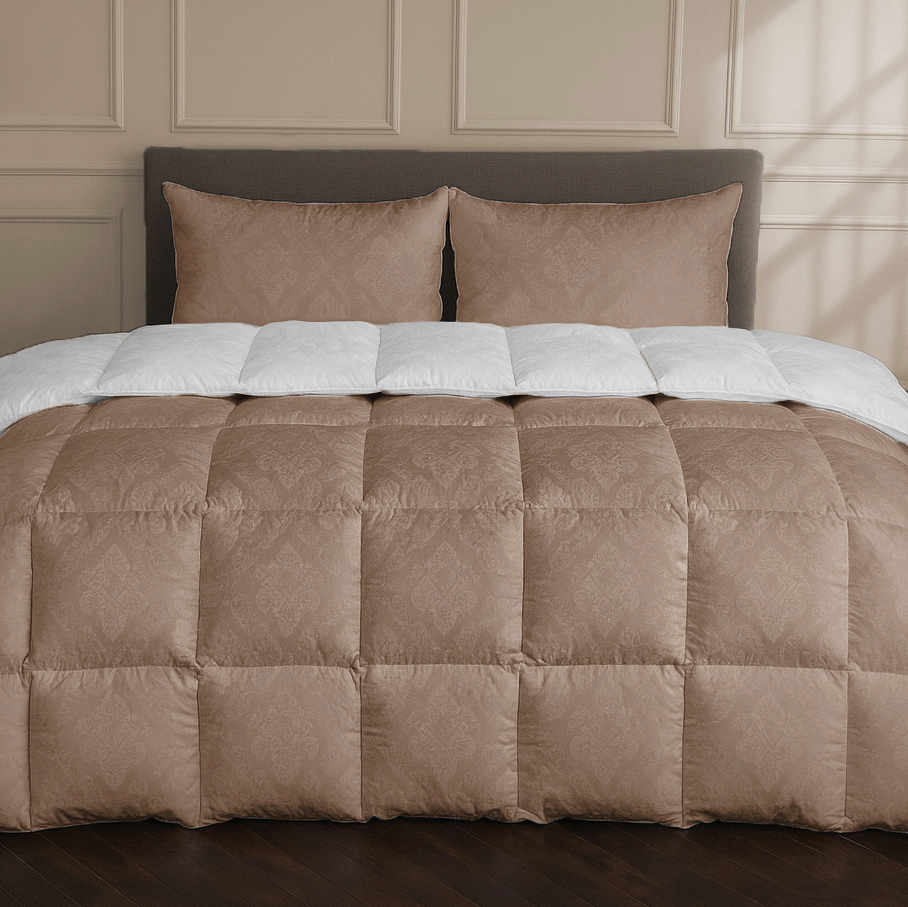 Купить Одеяло зимнее двуспальное евро MirSon 200х220 см 100% гусиный пух Ferrero Gold (2200011169514) - Фото 1 Одеяло зимнее двуспальное евро MirSon 200х220 см 100% гусиный пух Ferrero Gold (2200011169514) - Фото 1