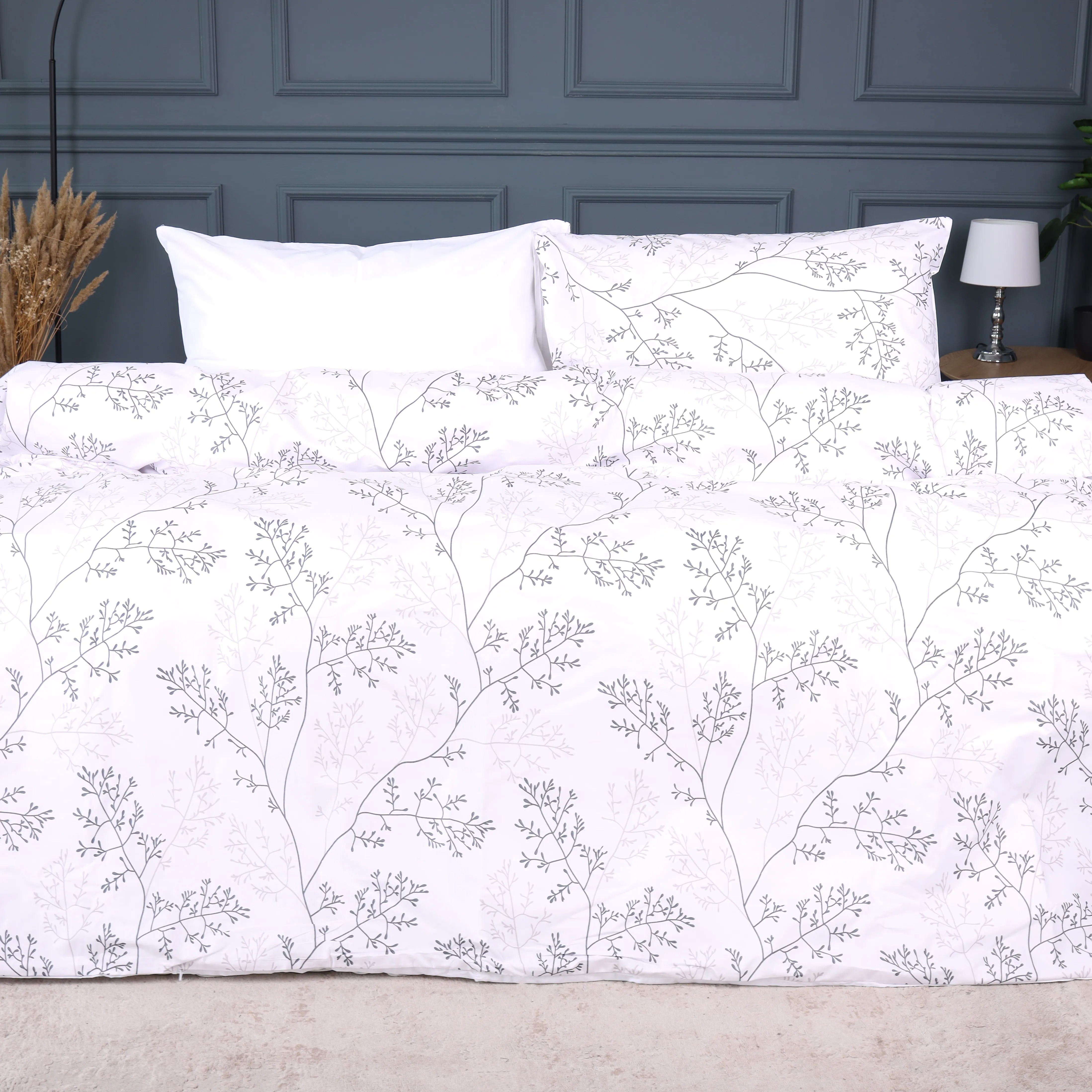 Комплект постільної білизни MirSon 143х210 см 17-0812 Twigs of Spring Ranforce Elite (2200011495194) - Фото 1