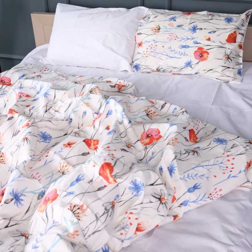 Комплект постельного белья детский MirSon 110х140 см 17-0814 Poppies Бязь (2200011495934) - Фото 1
