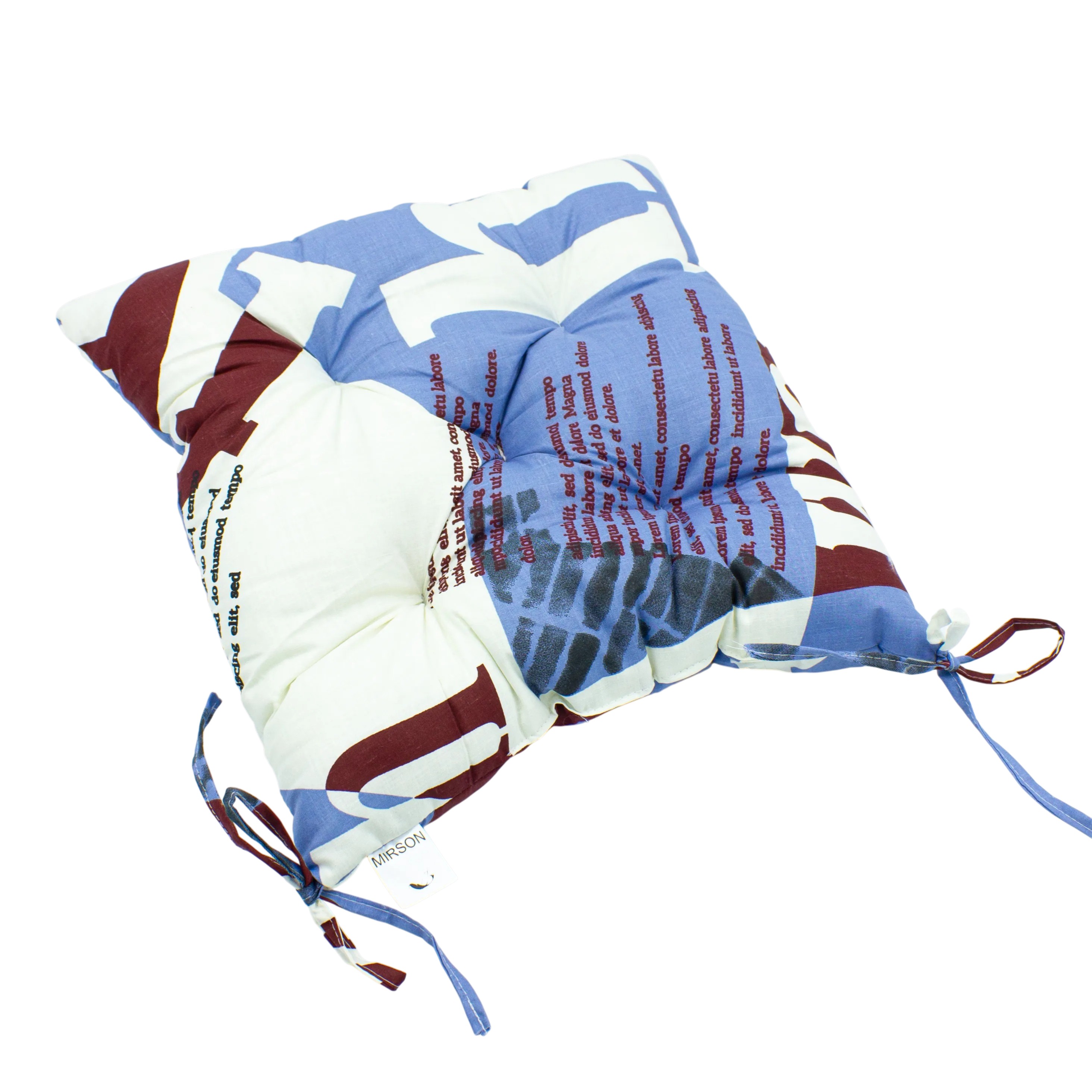 Купити Подушка для стільця MirSon Бязь Принт 17-0535 Peggy 40х50 см (2200006276920) - Фото 1 Подушка для стільця MirSon Бязь Принт 17-0535 Peggy 40х50 см (2200006276920) - Фото 1